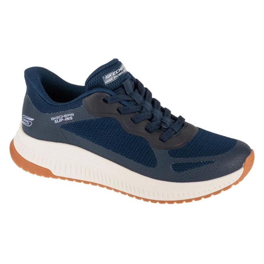 Skechers, Damen, Sneakers, Slip-Ins, Bobs Squad 4 - Staple Look Marineblau, Blau, (38)