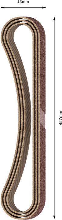 Produktbild Bosch Professional Zubehör PRO X440 Schleifband, 13 x 457 mm, G40 (40)