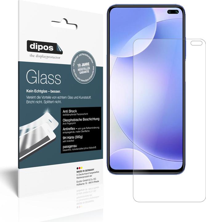 Actual product image Dipos Screen Protector Anti-Shock (2 Piece, Xiaomi Poco X2)
