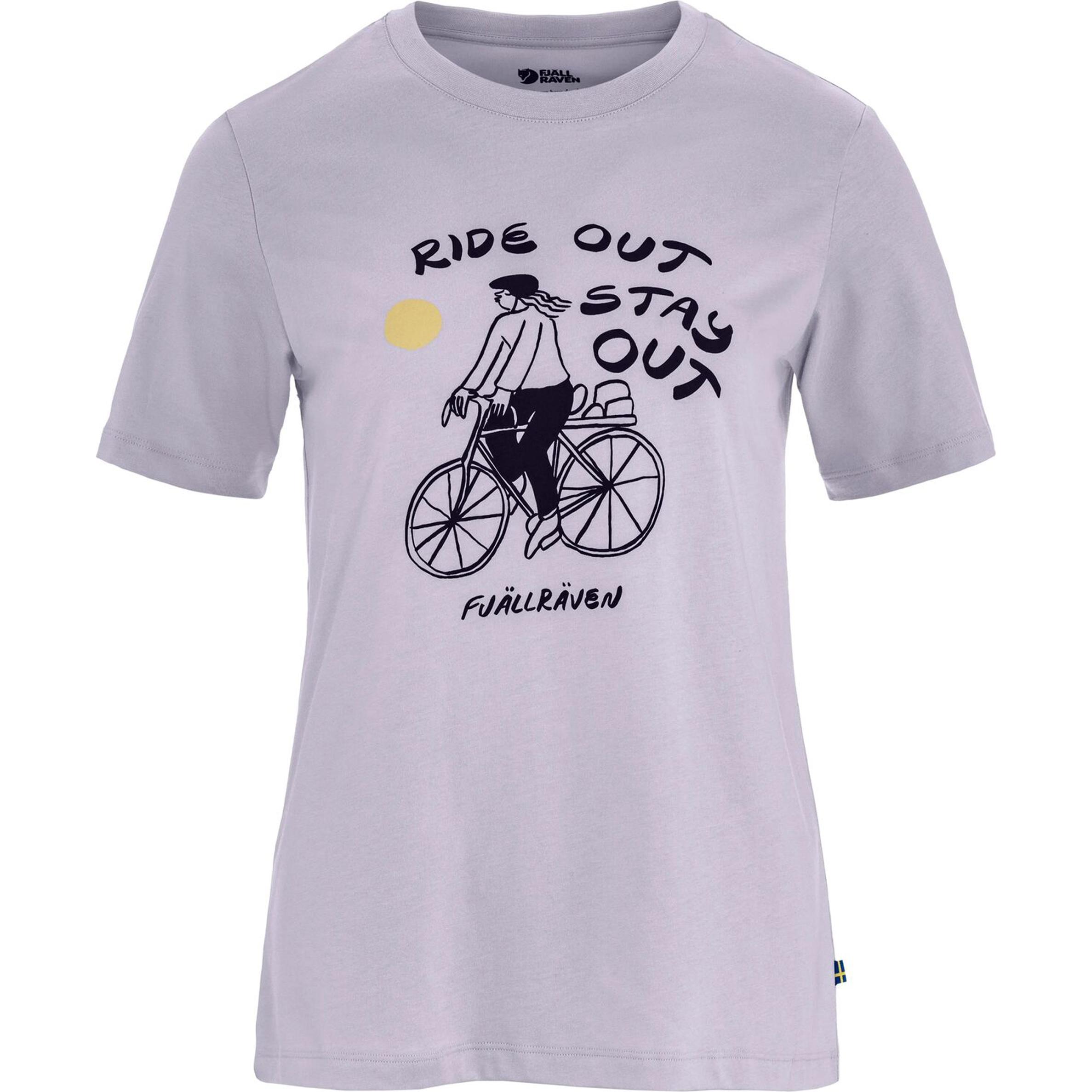 Fjällräven, Donne, Maglia funzionale, Hoja Iväg Damen T-Shirt (L), Grigio, L