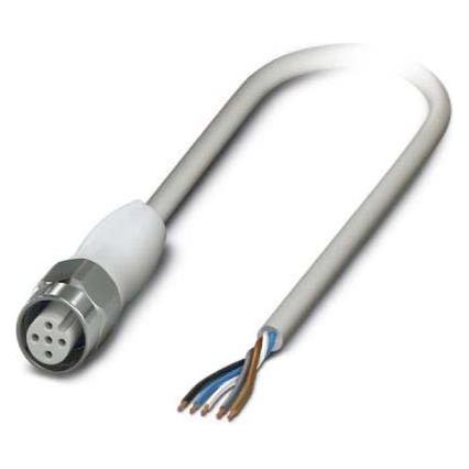 Phoenix Contact 1404052 Sensor-/Aktuatorkabel 10 m Grau, Elektronikkabel + Stecker, Grau
