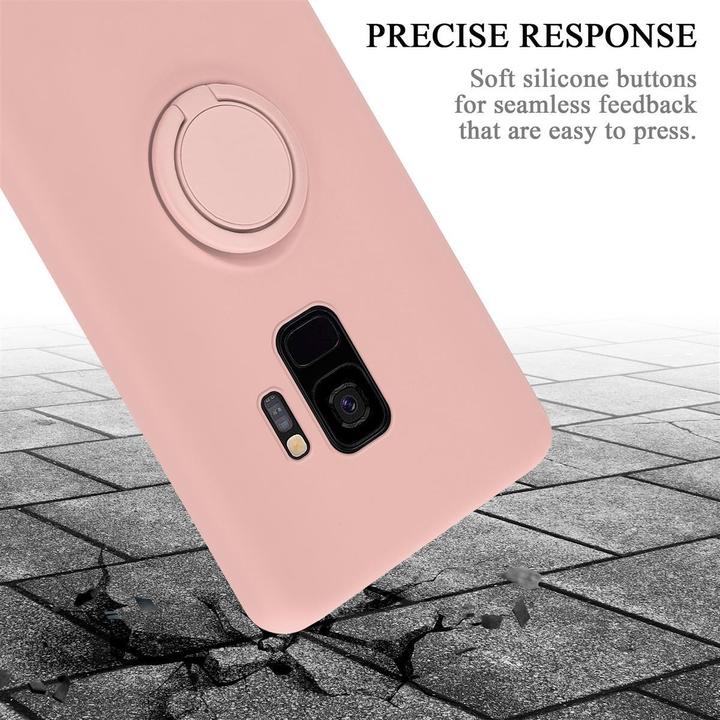 Actual product image Cadorabo TPU Liquid Ring Silicone Case Cover (Samsung Galaxy S9+)