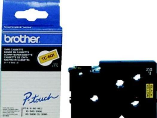 Actual product image Brother Tc-601 (1.20 cm, Yellow)