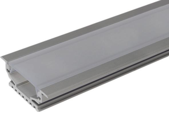 Actual product image L&S LED recessed profiles Manila Plus without light screen