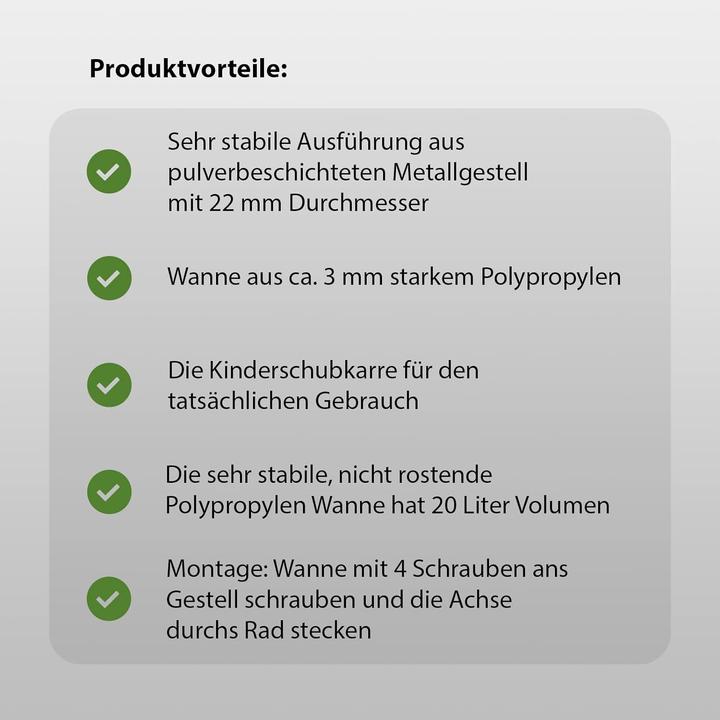 Produktbild TrutzHolm Kinderschubkarre
