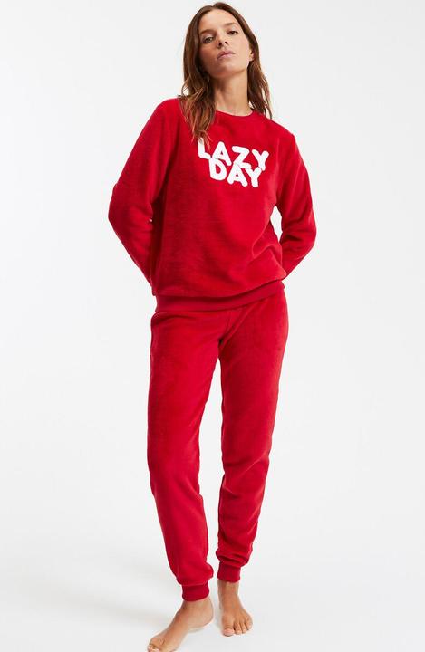 Actual product image So'home Fleece pyjamas with lettering (50)