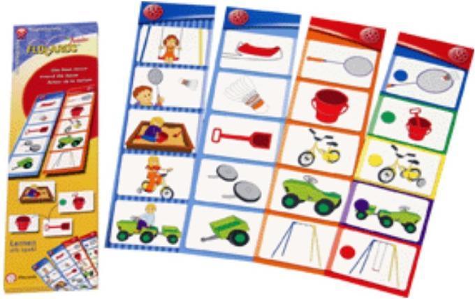 Actual product image Oberschwäbische Magnetspiele 68201 - Card deck "In the yard and garden" - for Flocards Junior, for 1 player, from 2 years (German)