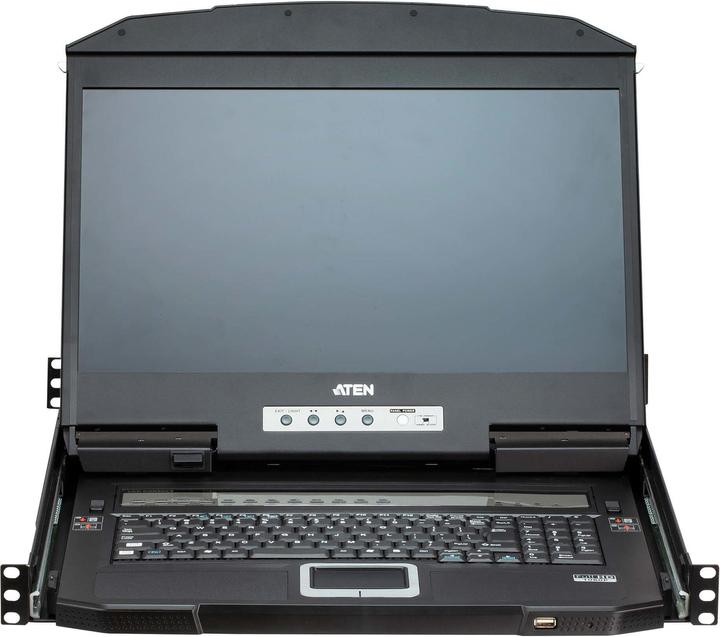 Immagine prodotto Aten CL3884NW FR switch KVM 4 porte multi-view 18,5" LCD (USB HDMI) FR layout