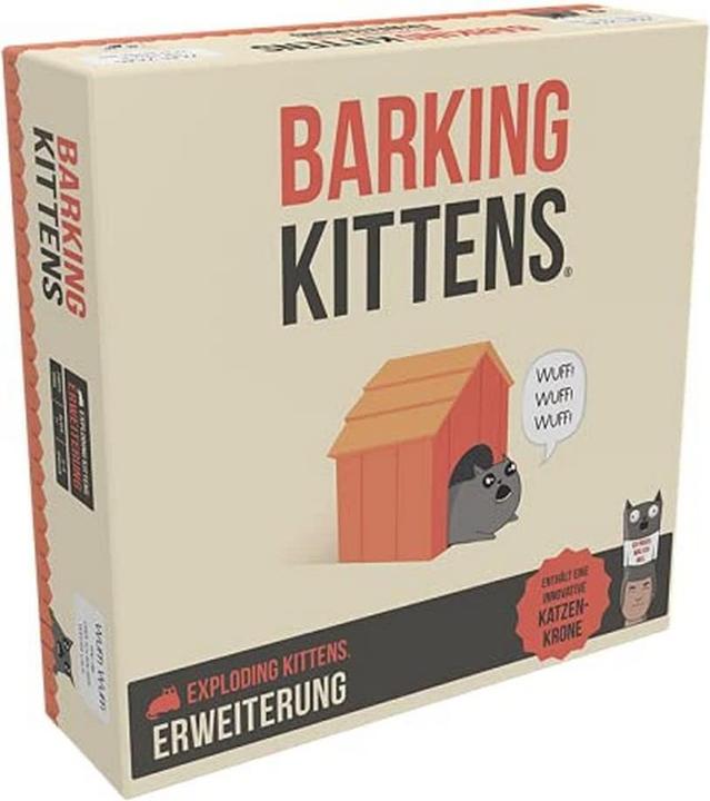Actual product image Exploding Kittens Barking Kittens (German)