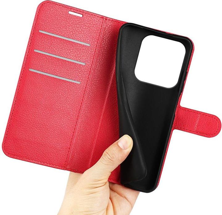 Actual product image Cover-Discount Xiaomi Redmi Note 14 5G - Leder Etui Hülle (Xiaomi Redmi Note 14 5G)
