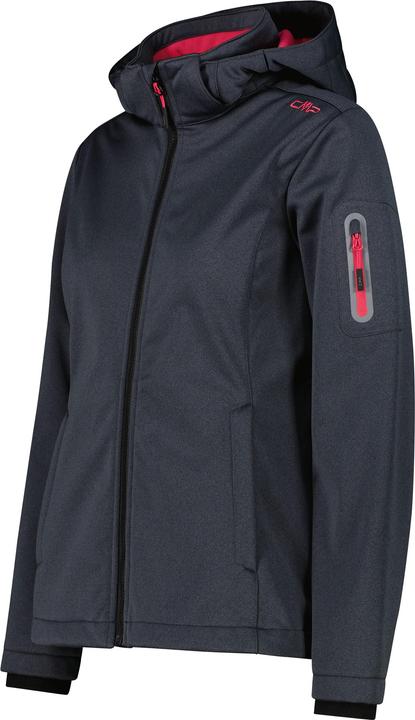 Produktbild CMP Campagnolo Women's Jacket Zip Hood Melange Softshell (42, L)