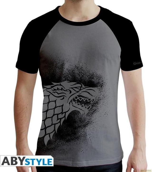Immagine prodotto ABYstyle GAME OF THRONES - Tshirt Stark man SS grey black - premium (M)