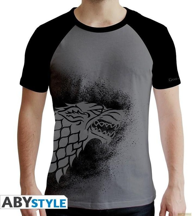 Produktbild ABYstyle GAME OF THRONES - Tshirt Stark man SS grey black - premium (M)