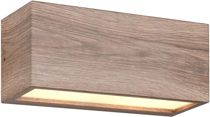 Trio Lampada da parete IP44 effetto legno (E14, IP44)