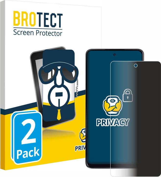 Actual product image BROTECT Anti-spy privacy film Blue light protection film (2 Piece, Motorola Moto G24)