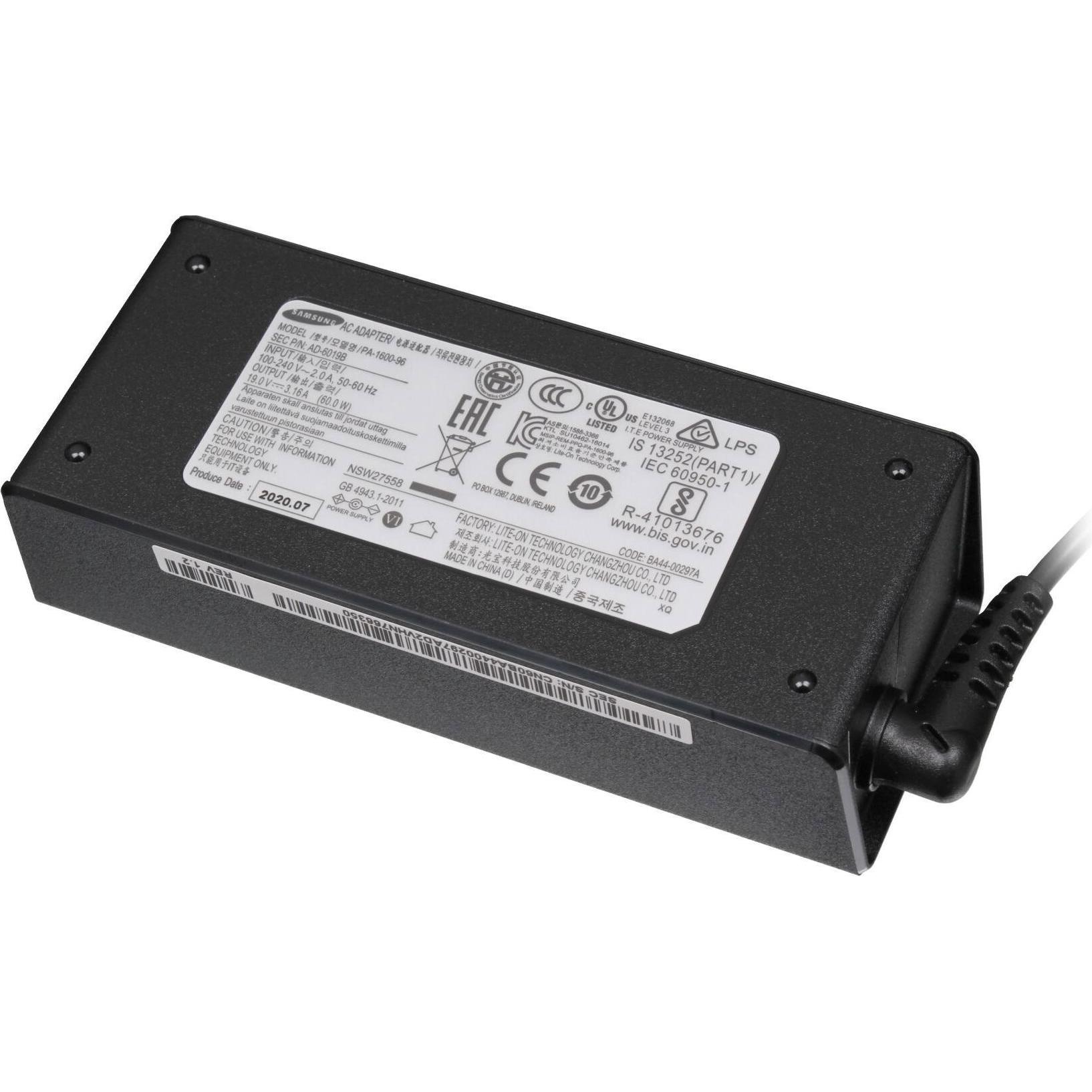 Samsung BA44-00299A (60 W), Notebook Netzteil, Schwarz