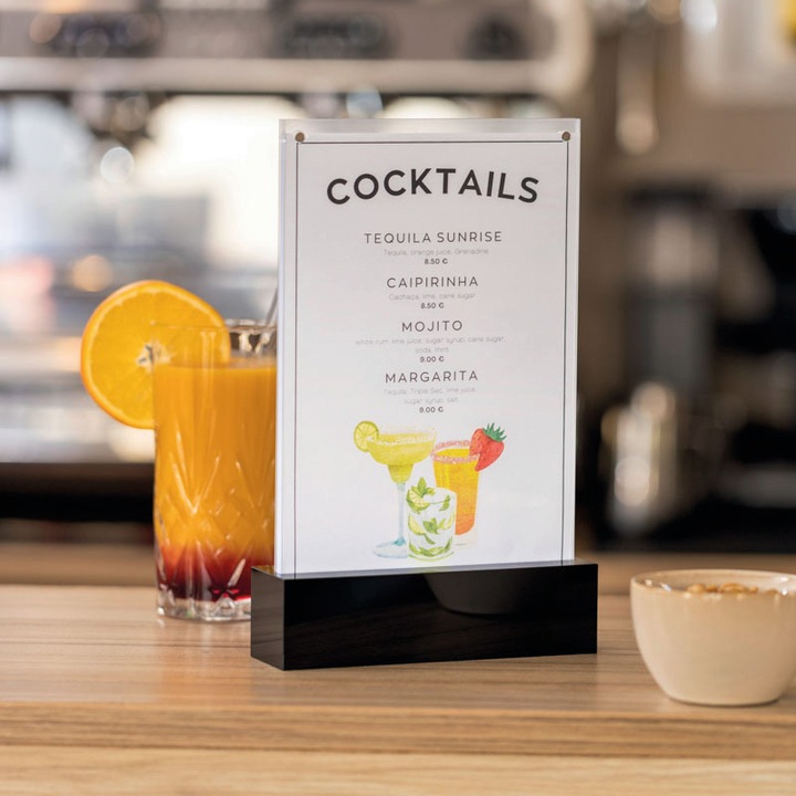 Actual product image Sigel LED table stand (A4)