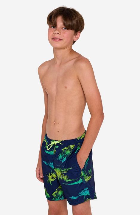 Produktbild Olaian Boardshorts Surfen Jungen mit Taschen 100 Stories dunkelblau (140)