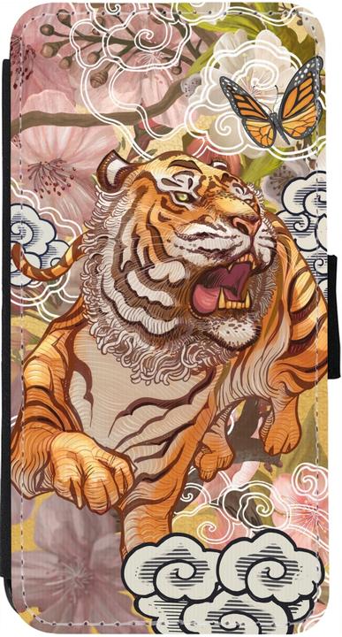 Image du produit PhoneLook Coque Wallet noir Spring 23 japanese tiger (Apple iPhone 12)