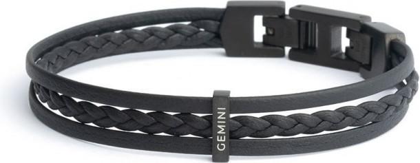 Produktbild Gemini Ter Black M-L (Nappaleder, Schwarzes Edelstahl)