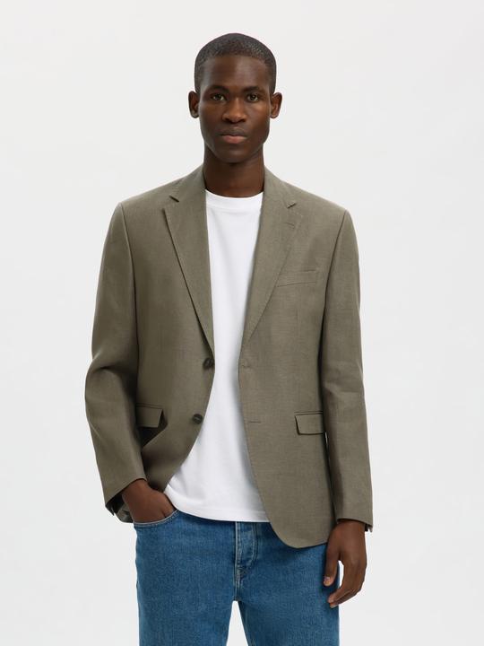 Actual product image Selected Regular Fit Leinenblazer (48)