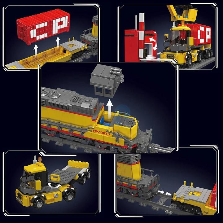Actual product image Mould King SD40-2 diesel locomotive