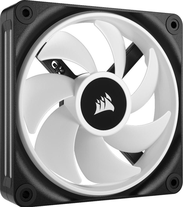 Actual product image Corsair iCUE LINK QX120 RGB 120 mm PWM fan (black, expansion kit) (120 mm, 1 x)