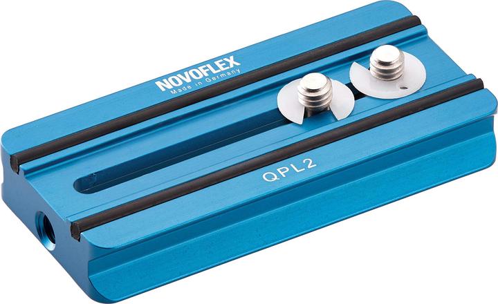 Immagine prodotto Novoflex QPL 2, piastra di fissaggio con 84mm di lunghezza (Piastra a sgancio rapido per treppiede)