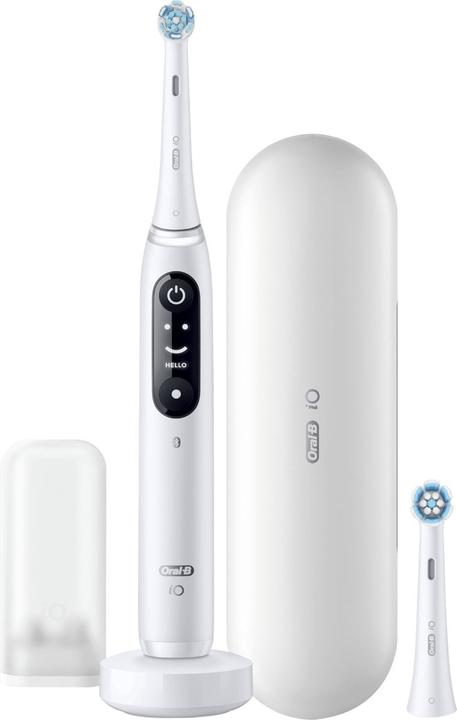 Oral-B iO Series 8n wit met extra opzetborstel (Oszillierende Zahnbürste)