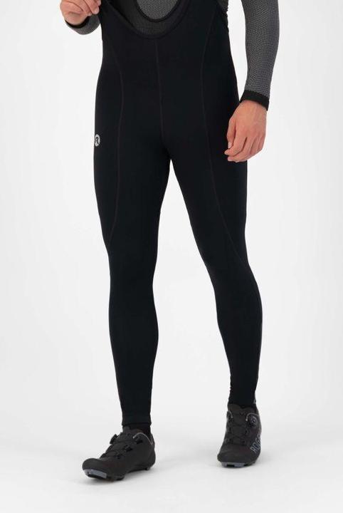 Image du produit Rogelli Core Lange Fietsbroek Heren - Wielrenbroek met Zeem en Bretels - Zwart - Maat L (L)