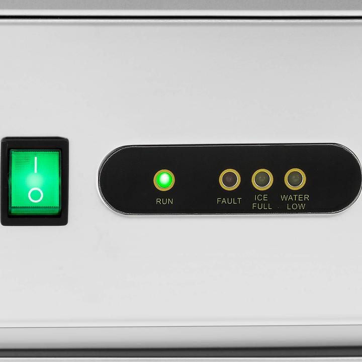 Actual product image Royal Catering Ice Maker Machine - 30 kg/24 h - 7 kg capacity - 240 W - Stainless steel -