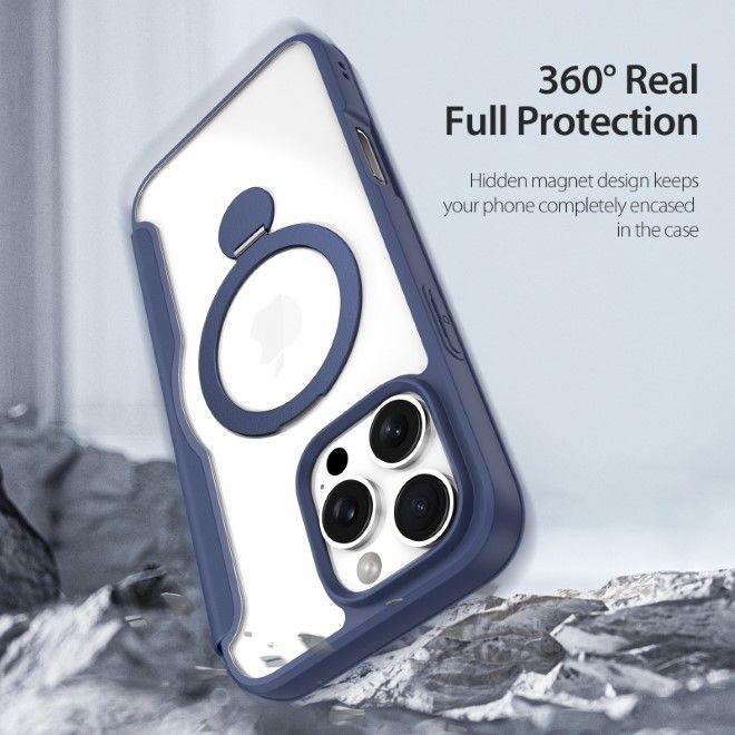 Immagine prodotto Dux Ducis Custodia in pelle Skin X Pro 360° Ring Stand Series (Apple iPhone 16 Pro)