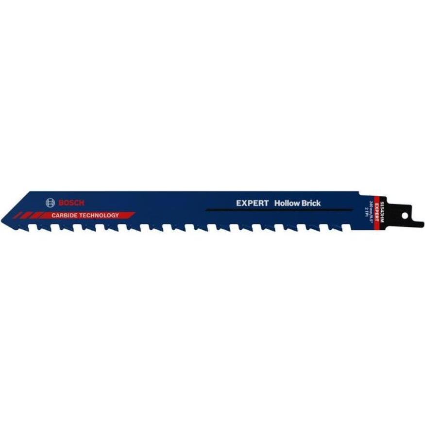 Bosch Professional Zubehör, Sägeblatt, EXPERT ‘Hollow Brick’ S 1543 HM Säbelsägeblatt, 10 Stück