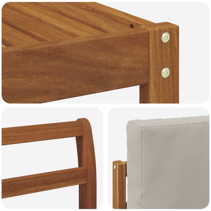 Actual product image vidaXL Outdoor-Sofa