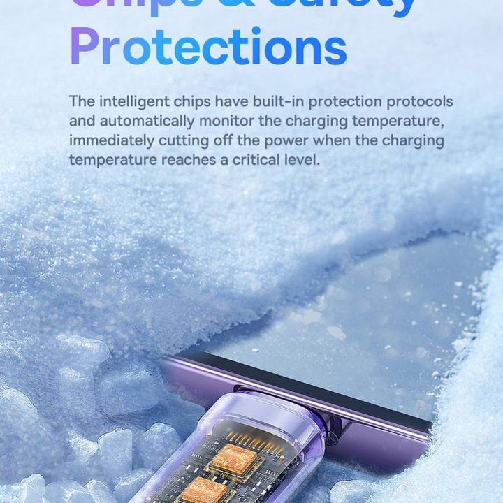 Produktbild Baseus Cable cabel Type C to Type C PD 6A 100W Explorer P10319703221-01 / CB000043 1 m purple (1 m, 100 W)