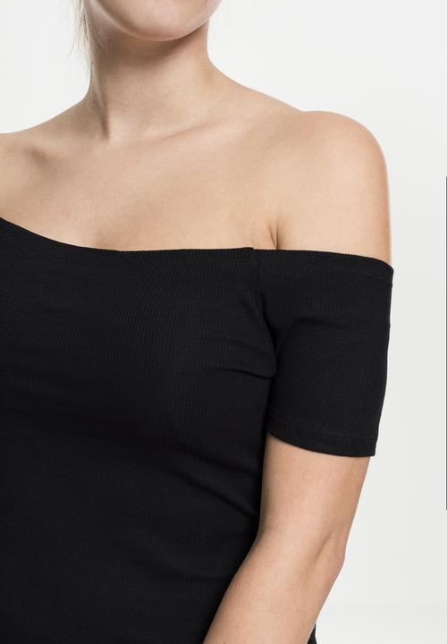 Produktbild Urban Classics Ladies Off Shoulder Rib Dress (L)