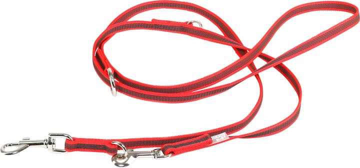 Actual product image Julius-K9 Rubberised leash with loop red - grey (Dog, General)