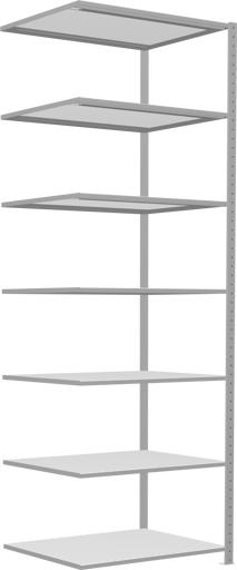 Actual product image Schulte Lagertechnik MULTIplus250 boltless add-on bay system with length bolts