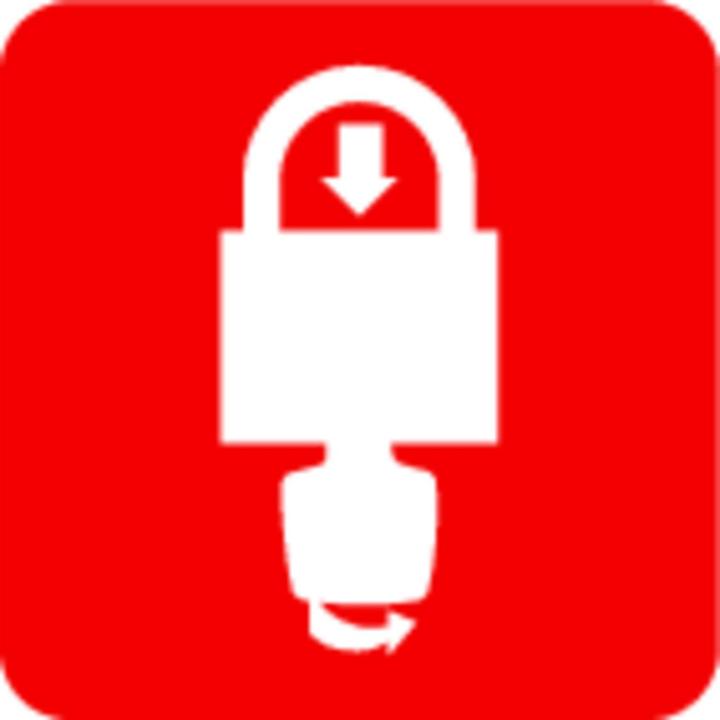 Productafbeelding Abus 25/70 met 5 sleutels kd. Slotlabel