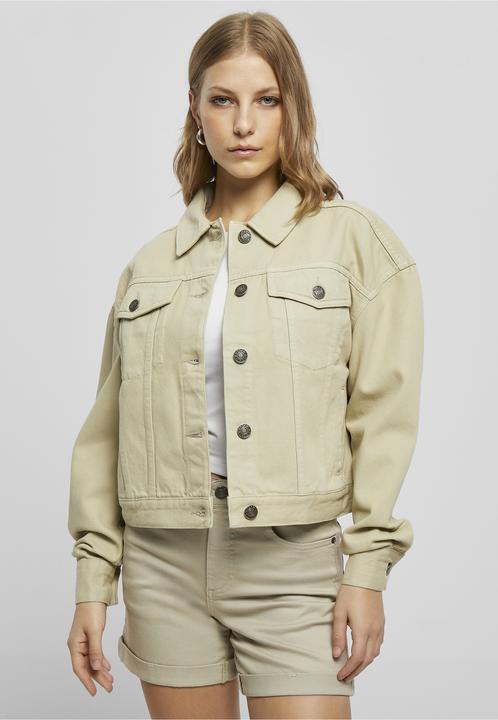 Actual product image Urban Classics Ladies Oversized Colored Denim Jacket - 73203 (M)