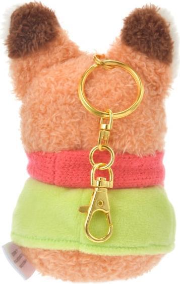 Actual product image Disney Nick Wilde snowflake keyring pendant