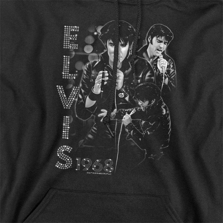 Produktbild Elvis Leathered Kapuzenpullover (XXL)