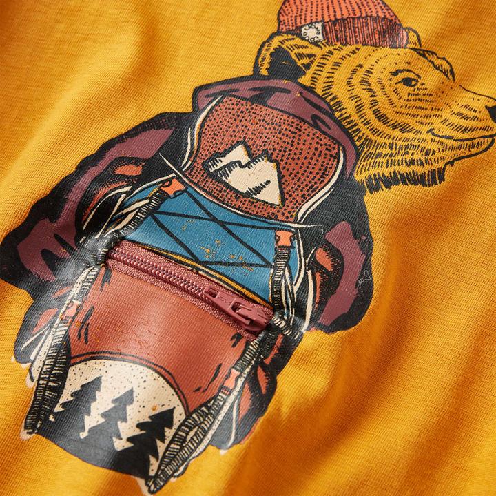 Immagine prodotto vidaXL Camicia da bambino a maniche lunghe ocra 92,Materiale: 100 % cotone,Colore (92)