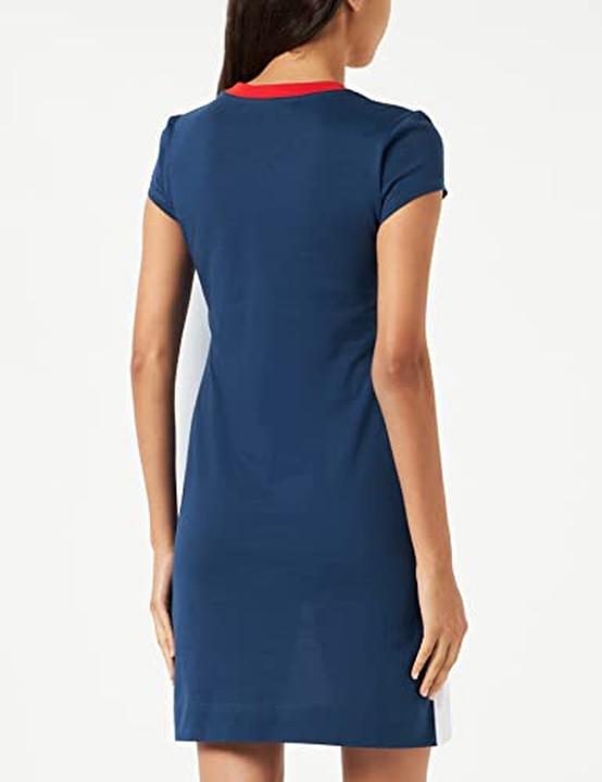 Image du produit Love Moschino Robe ajustée ligne A manches courtes imprimée coeur et logo (42)