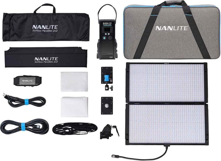 Produktbild Nanlite PavoSlim 240C RGBWW LED Panel (Flächenleuchte, Studioleuchte, Videoleuchte)