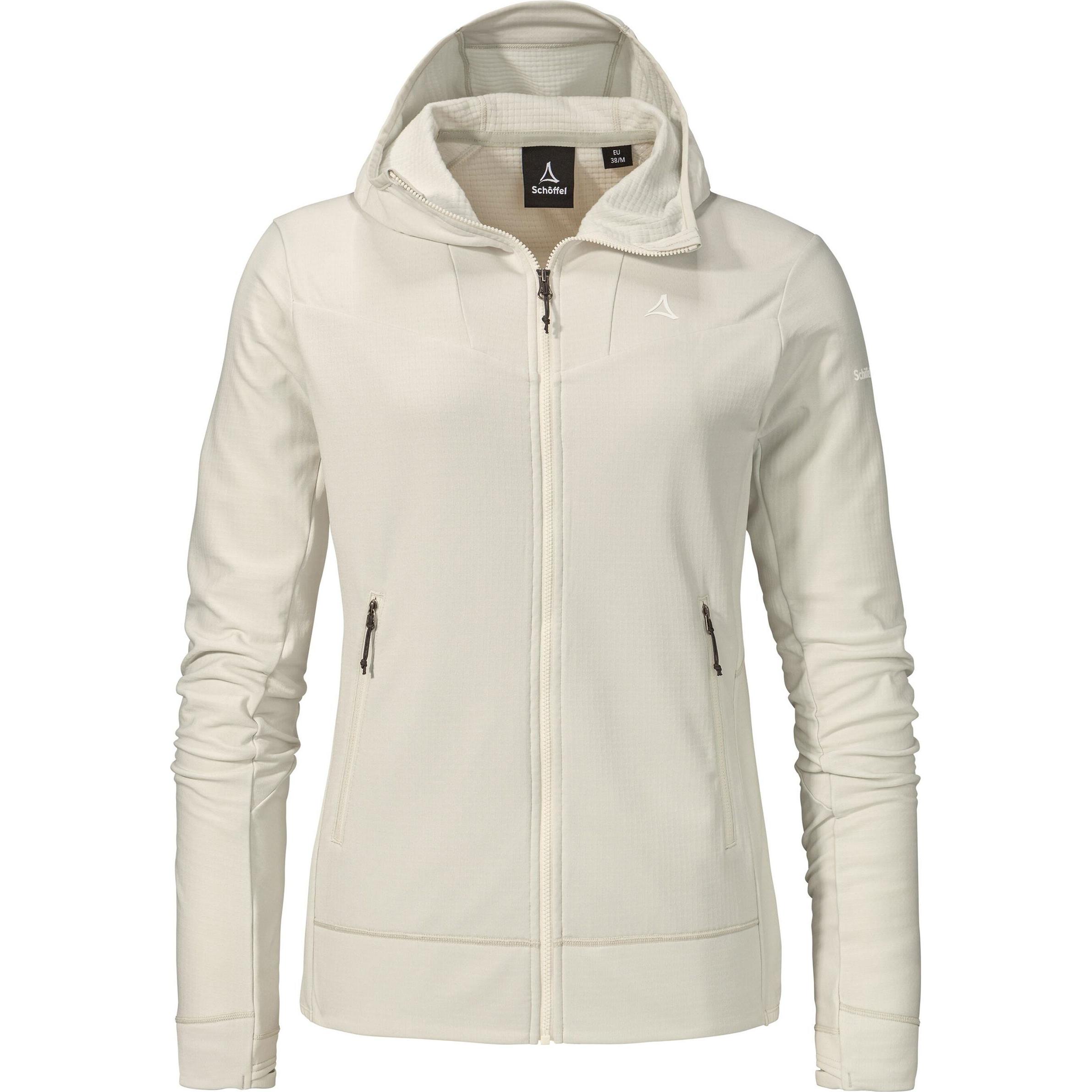 Schöffel, Damen, Jacke, Fleece Hoody Style Blaueis WMS (40, L), Grau, L, 40