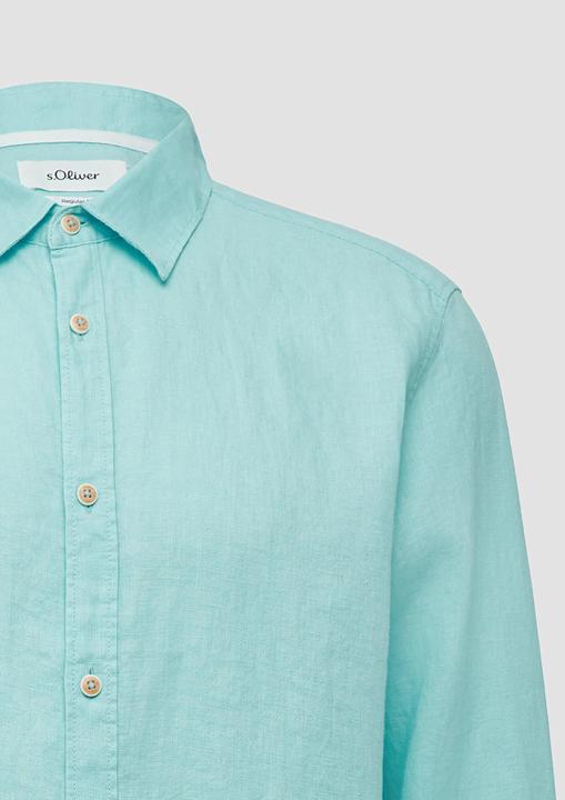 Produktbild S.Oliver Hemd Regular Fit: Langarmhemd aus Leinen (XL)