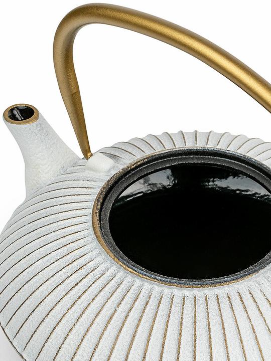 Produktbild Bredemeijer Teekanne Linhai 1,1l Gusseisen weiss 153032 (1.10 l)