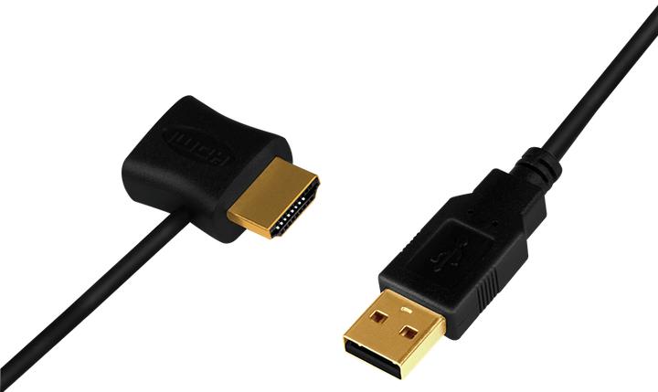 Produktbild LogiLink HDMI (Typ A) — HDMI (Typ A)| USB A (HDMI, 50 cm)