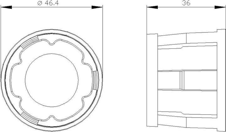 Actual product image Siemens Accessories Command devices Protective collar 3SU1950-0DL80-0AA0